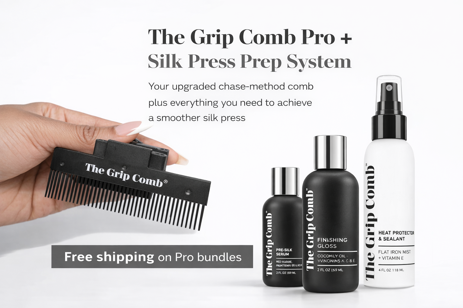 Silk Press Prep System – The Grip Comb